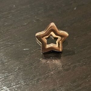 Pandora Reflections Star Charm Clip - Rose Gold